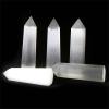 FACSER 1PC Natural Selenite Quartz Obelisk Crystal Wand Point Reiki Home Decoration (Size : 8-9cm) view 4