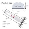 1pc Desktop Mini Mop with 2PCS Replacement Mop Heads, 1pc Squeegee, Glass Cleaning Mop, Wring-Dry Mop, Suitable for Window, Floor, Wall, Tabletop view 2