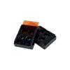 4 Holes Dental Veneer Storage Box, YOUYA DENTAL 5PCS Teeth Patch Shading Light Storage Case Membrane Dentistry Tooth Denture Patch Box Retainer Molar Box Denture Retainer Molar Box Protector Container view 4