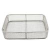 2PCS Instrument Tray Medical 304 Stainless Steel Mesh Perforated Baskets Washing Basket Instruments Dental Instruments Labs Organizer (Size : 30cm*20cm*7cm) view 2