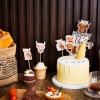 Tanlade 61 Pcs Highland Cow Cake Topper and Highland Cow Cupcake Topper, Highland Cow Birthday Decorations Highland Cattle Cake Decorations for Farm Animal Zoo Boy Girl Birthday Party Decor view 4