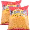 Haldirams Savory Snacks  Easy to Carry Anywhere  Crispy, Crunchy & Spicy  Delicious Indian Namkeen Snacks  Made With Authentic Taste  Enjoy At Tea Time (Plain Bhujia, Pack of 2) view 1