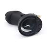 Black Silicone Cock Cage, Lightweight Male Chastity Cage, Locking Male Chastity Device with Multi Rings view 3