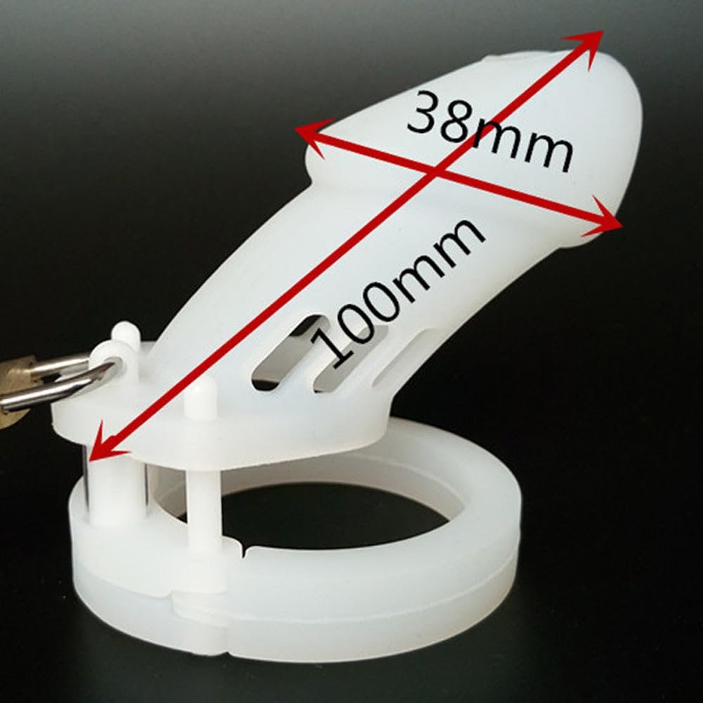 The Prisoner Clear Silicone Cock Cage (Large)