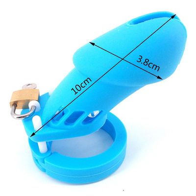 The Prisoner Blue Silicone Cock Cage (Large)