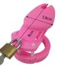 The Prisoner Dark Pink Silicone Cock Cage (Small) view 1