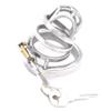 Cockscrew Stainless Steel Adjustable Chastity Cage (45mm) view 1
