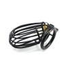 Blackout Stainless Steel Chastity Cage (Black, 45mm) view 2
