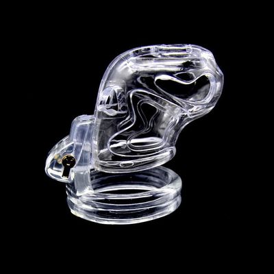 Dicktator Smooth ABS Chastity Cage (Clear)