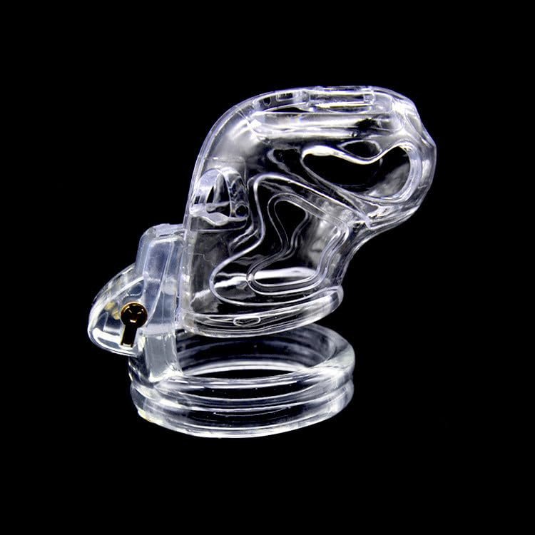 Dicktator Smooth ABS Chastity Cage (Clear)