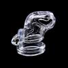 Dicktator Smooth ABS Chastity Cage (Clear) view 1