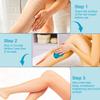 Crystal Hair Eraser for Women and Men, Reusable Crystal Hair Remover Device Magic Painless Exfoliation Hair Removal Tool, Magic Hair Eraser for Back Arms Legs (Blue) view 3