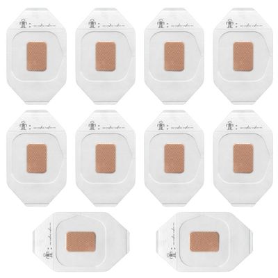 10 Sheets Low Adherent Dressing Pads Adhesive Sterile Wound Dressings Adhesive Wound Dressings Perfect for Covering and Protecting Small Cuts and Abrasions