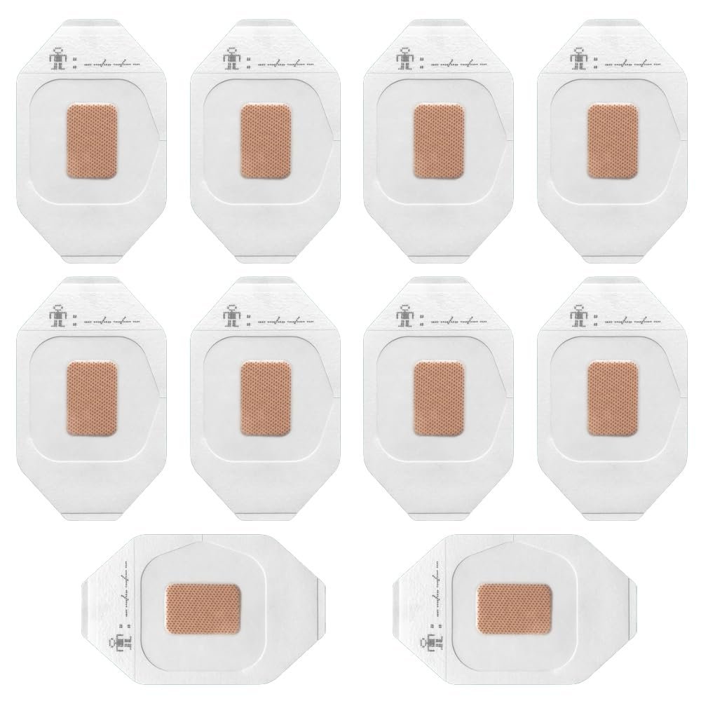 10 Sheets Low Adherent Dressing Pads Adhesive Sterile Wound Dressings Adhesive Wound Dressings Perfect for Covering and Protecting Small Cuts and Abrasions