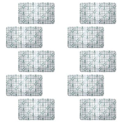 10 Pcs Sterile Paraffin Gauze Dressing Low Adherent Dressing Pads Waterproof Dressings for Wounds It Can Protect Wounds from Water or Moisture Reduce The Risk of Infection and Promote Healing
