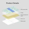 10 Pcs Sterile Paraffin Gauze Dressing Low Adherent Dressing Pads Waterproof Dressings for Wounds It Can Protect Wounds from Water or Moisture Reduce The Risk of Infection and Promote Healing view 3