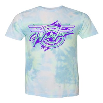 Weezer Tie Dye Surf Tee, Tie Dye, L