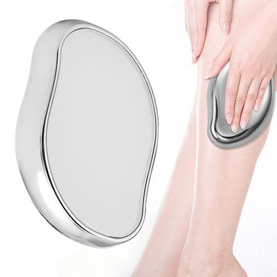 Crystal Hair Eraser for Women and Men, Reusable Crystal Hair Remover Device Magic Painless Exfoliation Hair Removal Tool, Magic Hair Eraser for Back Arms Legs (Diamond)
