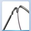 LTSRLL Oversized Square Reading Glasses, Large Blue Light Blocking Computer Readers, Metal Anti Eye Strain Eyeglasses (Color : +300, Size : Golden) view 3