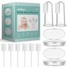 SmilBoxy Infant Tongue Cleaner Skim Gauze 105PCS + 2 Finger Cot Baby Toothbrush With Box, Baby Oral Cleaner Newborn Disposable Tongue Cleaner, Care 0-36 Month Baby Stuff For Newborn (105) view 1