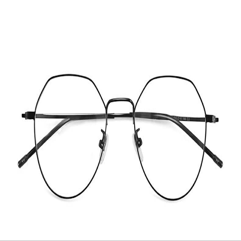 LTSRLL Ultra Light Metal Reading Glasses, Lightweight Blue Light Blocking Computer Readers, Stylish Anti Glare Eyeglasses (Color : Black, Size : +200)