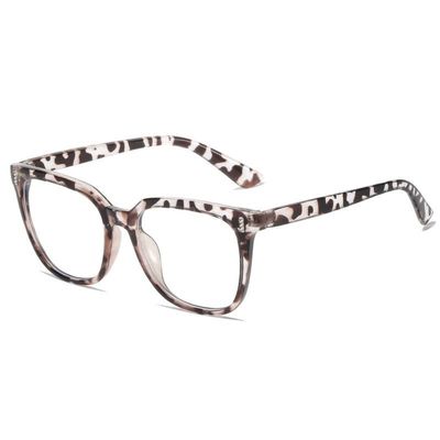 LTSRLL Stylish Blue Light Blocking Reading Glasses, Classic TR90 Frame Computer Readers Eyeglasses Anti Eyestrain/Glare/UV (Color : C2, Size : +0.00)