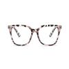 LTSRLL Stylish Blue Light Blocking Reading Glasses, Classic TR90 Frame Computer Readers Eyeglasses Anti Eyestrain/Glare/UV (Color : C2, Size : +0.00) view 2
