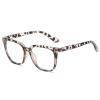LTSRLL Stylish Blue Light Blocking Reading Glasses, Classic TR90 Frame Computer Readers Eyeglasses Anti Eyestrain/Glare/UV (Color : C2, Size : +100) view 1