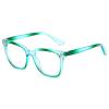 LTSRLL Stylish Blue Light Blocking Reading Glasses, Classic TR90 Frame Computer Readers Eyeglasses Anti Eyestrain/Glare/UV (Color : C7, Size : +0.00) view 1