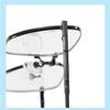 LTSRLL Oversized Square Metal Reading Glasses, Large Wire Frame Blue Light Blocking Computer Readers, Anti Glare Eyeglasses (Color : Black, Size : +150) view 4