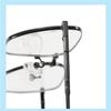 LTSRLL Oversized Square Metal Reading Glasses, Large Wire Frame Blue Light Blocking Computer Readers, Anti Glare Eyeglasses (Color : Silver, Size : +300) view 4