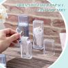 Dandat 8 Pcs Project Storage Case Portable Creative Storage Box Dental Toothpick Holder Floss Qtip Travel Case Transparent Flosser Dispenser Container for Teeth Cleaning Cotton Swab (White) view 4