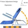 Adjustable Bed Back Rest Bed Returns To The Neck Pillow Lying In The Bed With Armrest 7 Gear Regulation, Foldable Portable Stainless Steel Wins view 3