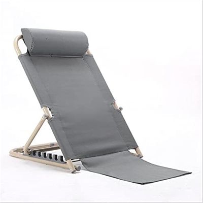 TEmkIn Adjustable Bed Back Rest Wedge Pillow Helps Relief For Acid Reflux Pain Backrest-Reclining Support Wedge Relaxing Bed Backrest Recliner Stand (Color : Gray, Size : B)