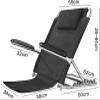 TEmkIn Adjustable Bed Back Rest Bed Wedge Pillow Adjustable Bed Backrest Recliner Adjustable Bed Backrest Support For Eldery Disabled & Injured Bed Backrest,Comfortable Breathable (Color : Yellow) view 2