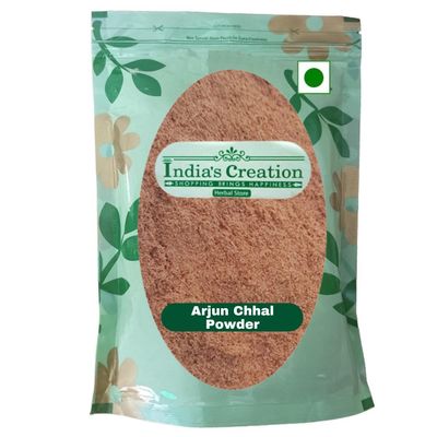 Arjuna Chaal Powder-Terminalia Bark-Raw Herbs-Arjuna-Arjun Chhal-Jadi Booti-Single Herbs (250 Gram)