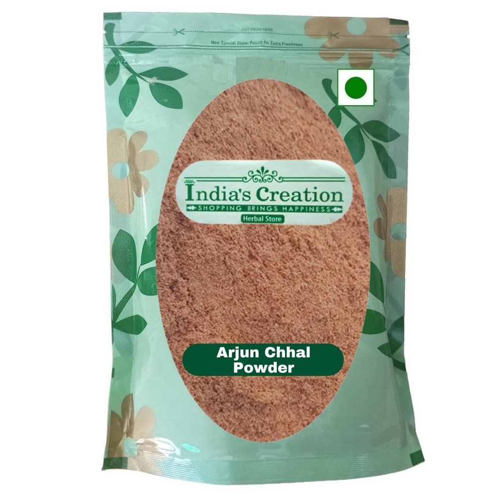 Arjuna Chaal Powder-Terminalia Bark-Raw Herbs-Arjuna-Arjun Chhal-Jadi Booti-Single Herbs (100 Gram)