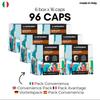 CAF AU LAIT (96 Capsules) compatible with Nescaf Dolce Gusto, 6 Boxes x 16 Pods (96 Servings Total) view 3