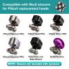 2 Pack Replacement Razor Heads Compatible with Skull Shaver Pitbull,Palm and Butterfly Kiss Razors view 3
