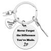 Dentist Keyring Dentist Appreciation Gifts Dental Hygienist Gift Dental Assistant Gift Dental Staff Gift Dentist Graduation Gift Retirement Leaving Christmas Birthday Thank You Gift for Dentist view 1
