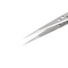 4 Pieces Eyelash Extension Tweezers, Precision Straight Tip Tweezers with Holes for Jewelry Making, Electronics Repair and Hair Removal view 3