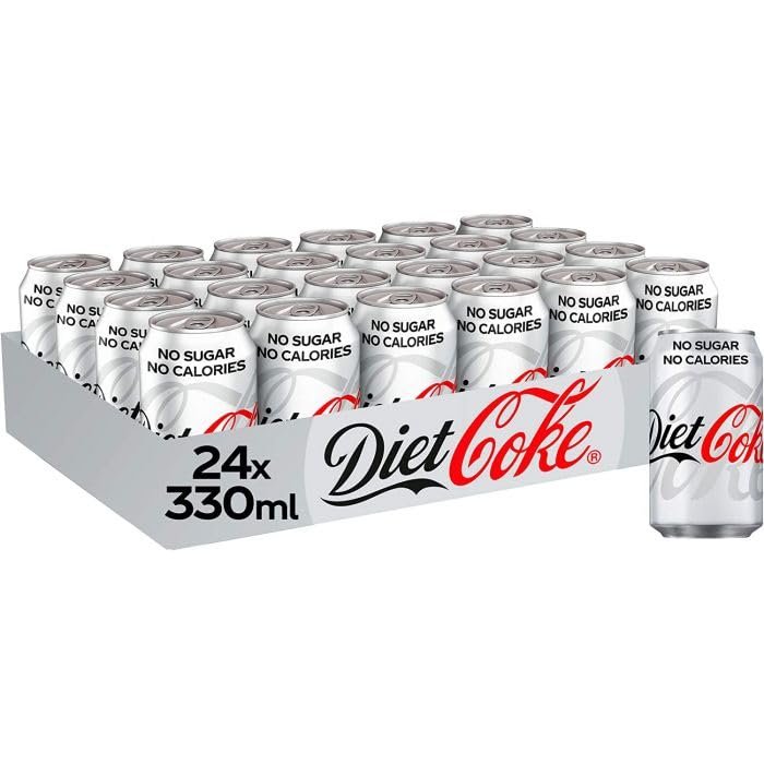 Diet Coke Cans 24x330ml (24 Cans (1 Box)
