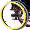 MAXCBD Wheelchair Push Rim Covers, 24-Inch 1 Pair Non-Slip Wear-Resistant Wheelchair Push Rim Covers - Big Wheel Silicone Protective Cover view 1