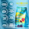 Kids Magnesium 180 Vegan Gummies | Magnesium Citrate 1250mg & Vitamin C 80mg | Support Sleep, Bones, Immune, Energy & Cognition | Resealable & Recyclable Pouch | Suitable for Kids Age 5+ by ActivGums view 2