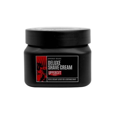 Uppercut Deluxe Deluxe Shave Cream, Helps Prevent Razor Burn and Hydrate the Skin for a Close, Comfortable Shave, Ideal for Dry or Sensitive Skin 120ml