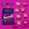 Kid's Bedtime 180 Vegan Gummies | Blackcurrant Flavour | Melatonin & 5HTP Free Contains Vitamin B6, Montmorency Cherry, Chamomile | Resealable & Recyclable Pouch | Suitable for Ages 5+ by ActivGums view 2