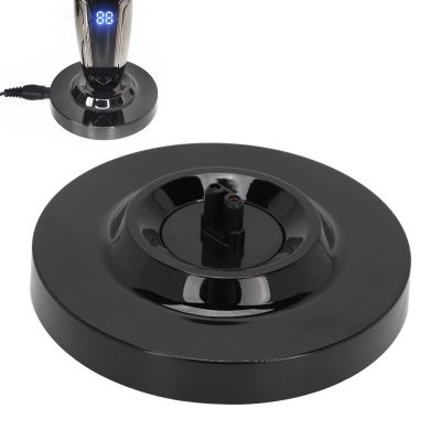 Electric Shaver Charging Stand Round Shape Men's Electric Shaving Charging Base for s5000 6000 7000 s8000 s9000 (Black)