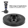 Electric Shaver Charging Stand Round Shape Men's Electric Shaving Charging Base for s5000 6000 7000 s8000 s9000 (Black) view 2