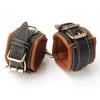 Black and Tan Collar and Cuff Set view 1