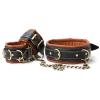Black and Tan Collar and Cuff Set view 2